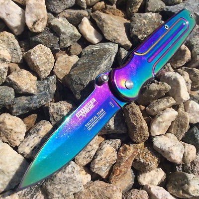 Neo-chrome pocket knife